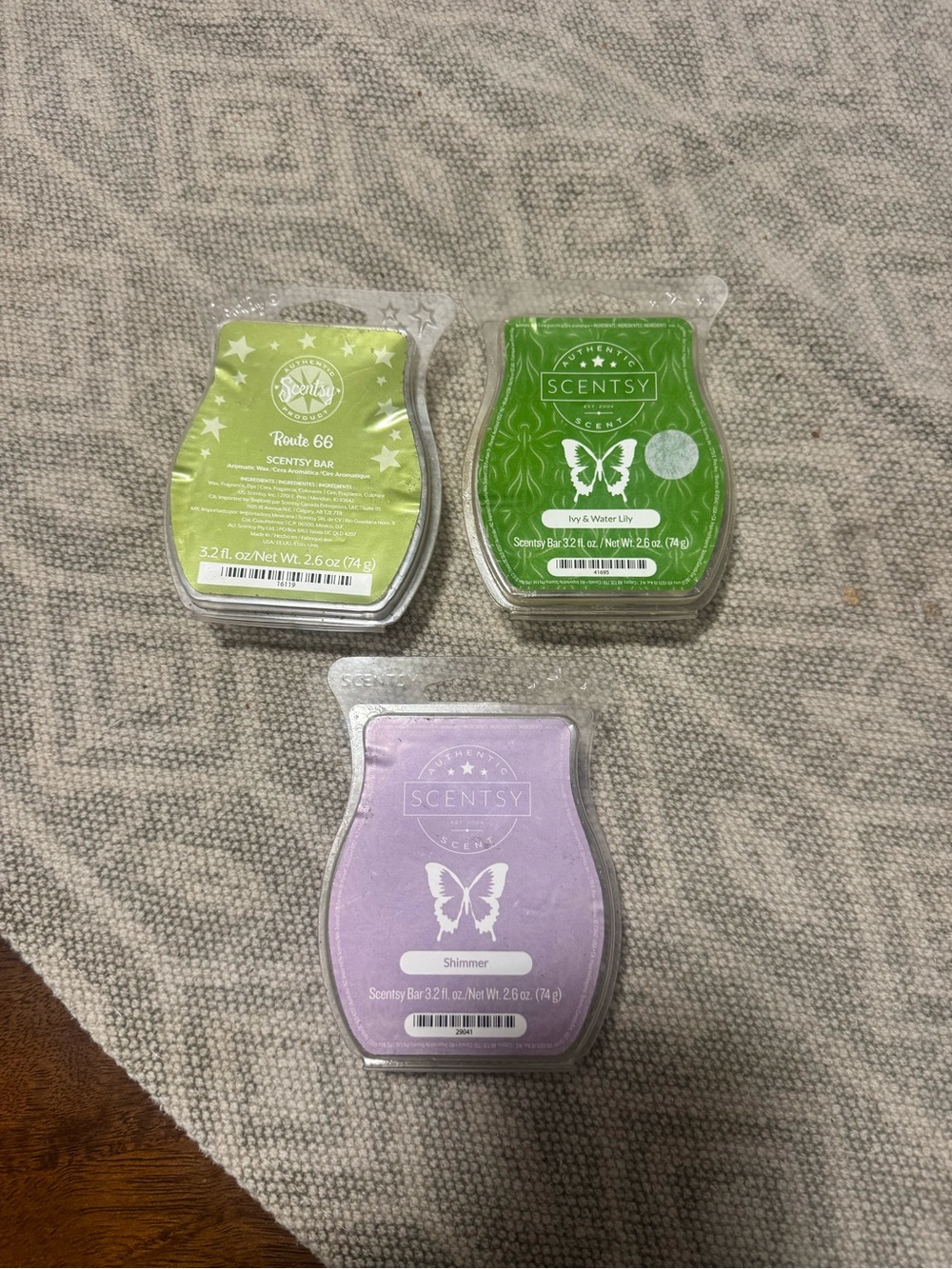 3 scentsy Wax Bars